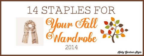 14 Staples for Your Fall Wardrobe series label