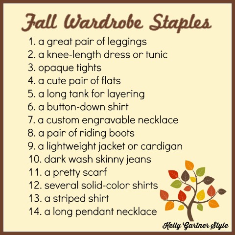 Fall Wardrobe Staples