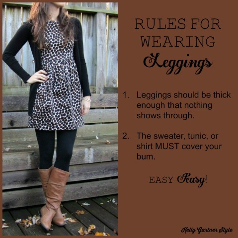 Rules for Wearing Leggings
